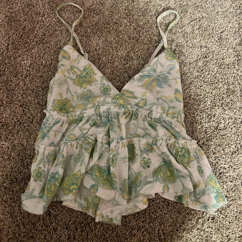 floral tank top